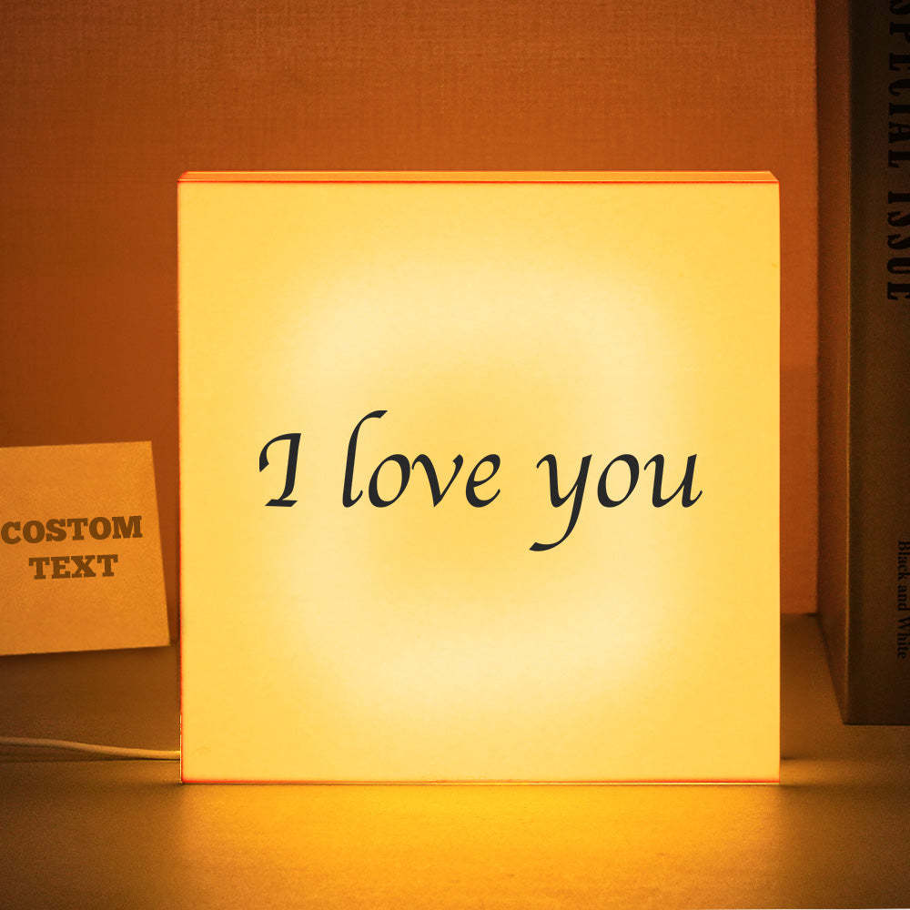 Veilleuse En Acrylique Avec Photo Personnalisée, Lampe Gravée, Décoration De Chambre, Cadeaux Pour Couples - maplunelampefr