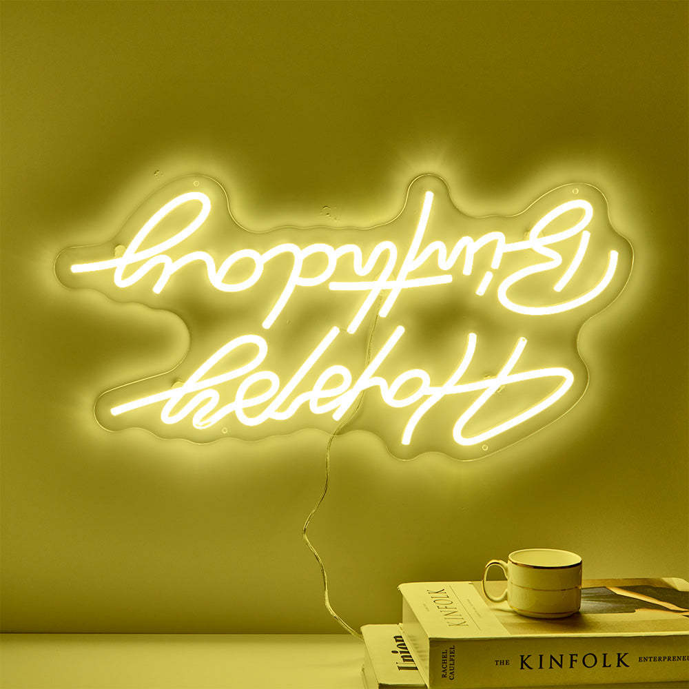 Lampe À Enseigne Au Néon Personnalisée, Nom Personnalisé, Lampe Réglable, Décor Créatif Pour Chambre À Coucher - MapLunelampeFr