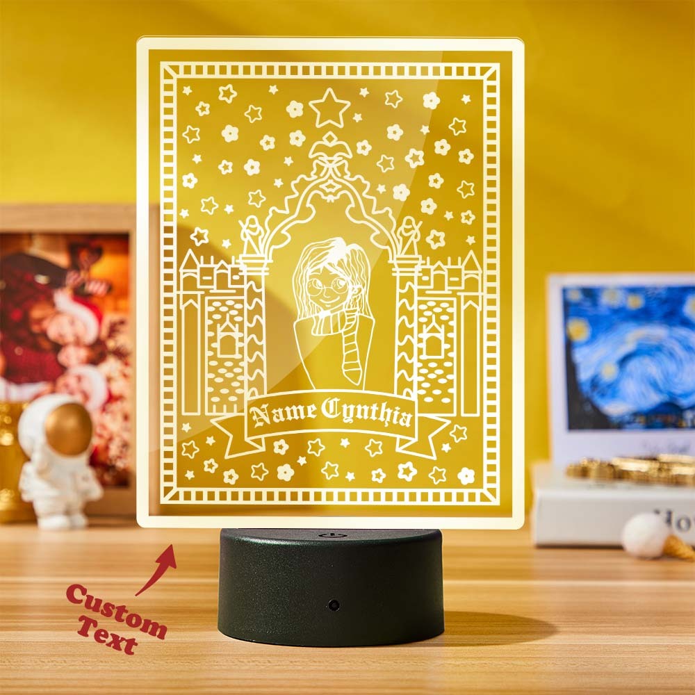 Veilleuse Grenouille En Chocolat Personnalisée Veilleuse Personnalisée Assistant Cadeau Assistant Led Night Lumos - maplunelampefr