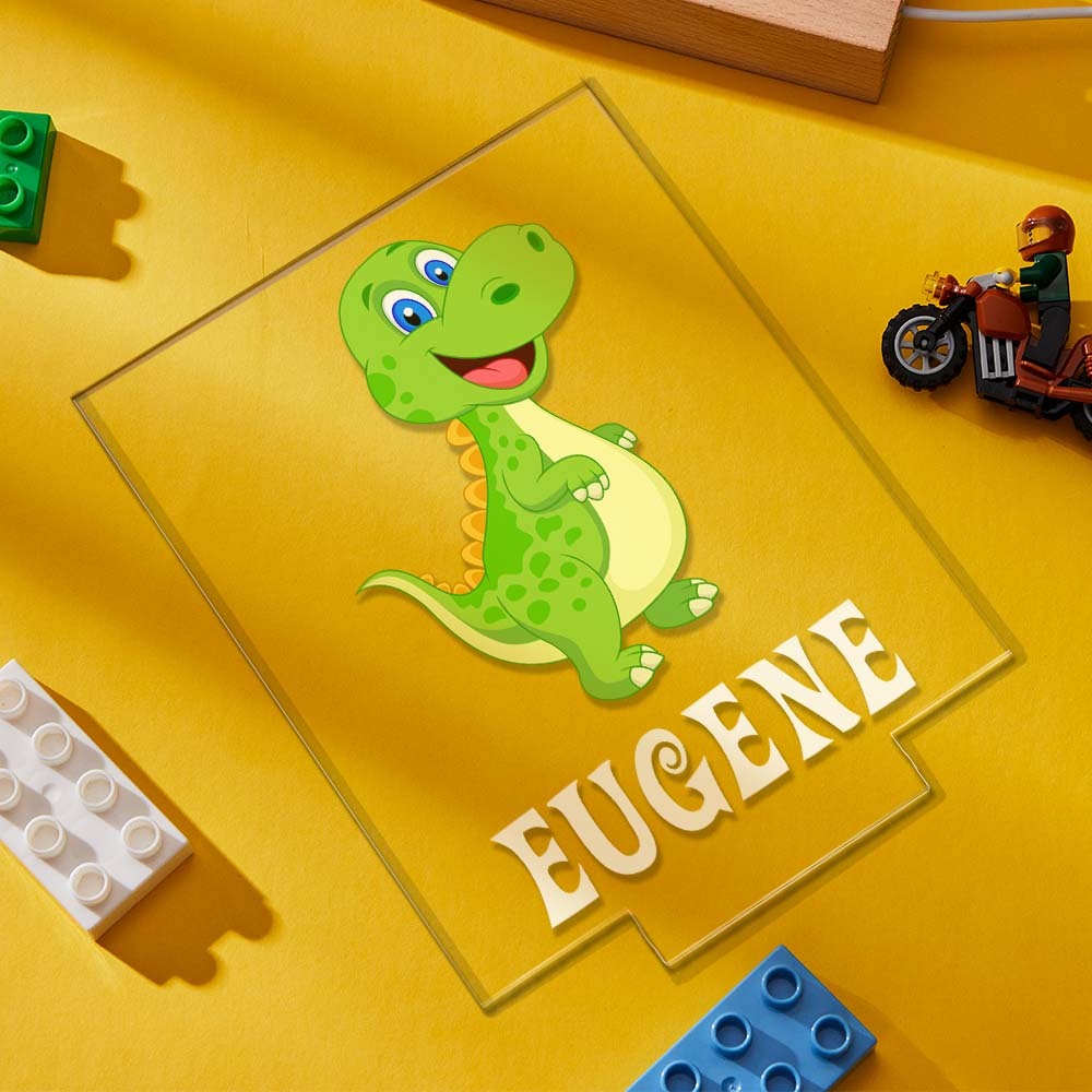 Lampe De Nuit De Dinosaure À Imprimé Dinosaure Lumières Pour Enfants Chambres D'enfants Veilleuse De Dinosaure - maplunelampefr