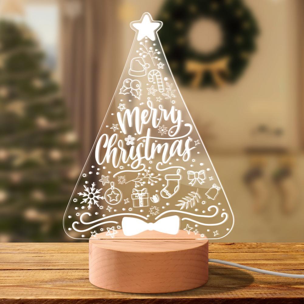 Cadeaux de Noël Veilleuse de Sapin de Noël Lampe de Nuit Veilleuse de Sapin de Noël