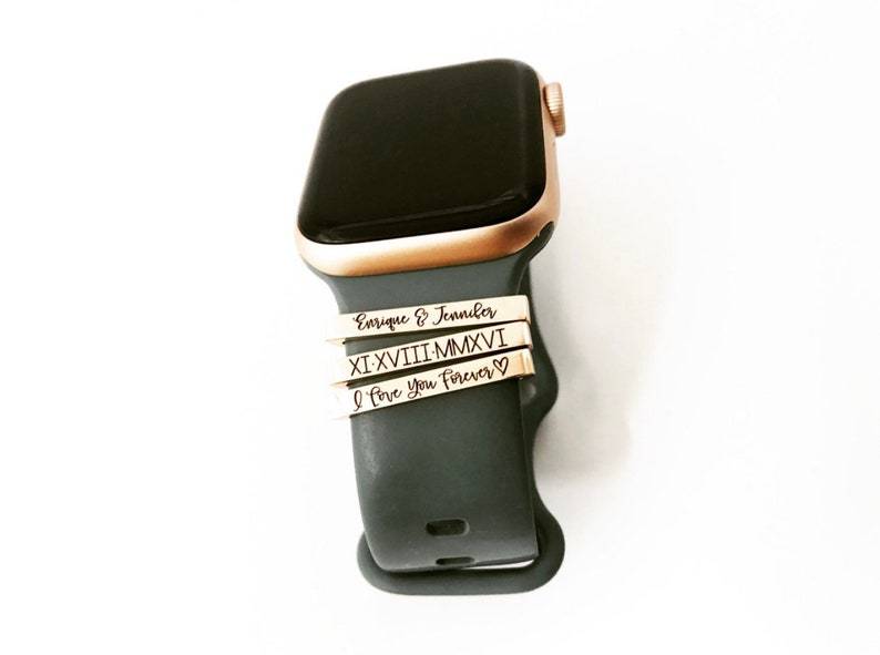 Bracelet De Montre Connectée Personnalisé Avec Breloque Gravée, Cadeau D'anniversaire, Cadeau Pour Nouvelle Maman, Suivi De Perte De Poids, Cadeau De Remise En Forme, Cadeau Unisexe Pour Soins Personnels