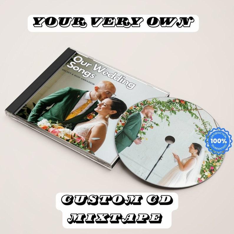 Cd Personnalisé Et Boîtier À Bijoux | Printyourdisc Mixtape De Cd Personnalisée | Album Cd Personnalisé Personnalisé, Saint-valentin, Cadeau De Mariage Anniversaire
