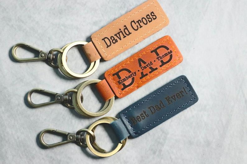 Porte-clés Personnalisé Pour Papa, Cadeau Pour Nouveau Papa, Porte-clés Gravé Pour Papa, Porte-clés Pour La Fête Des Pères, Première Fête Des Pères, Cadeau Pour Papa, Pères