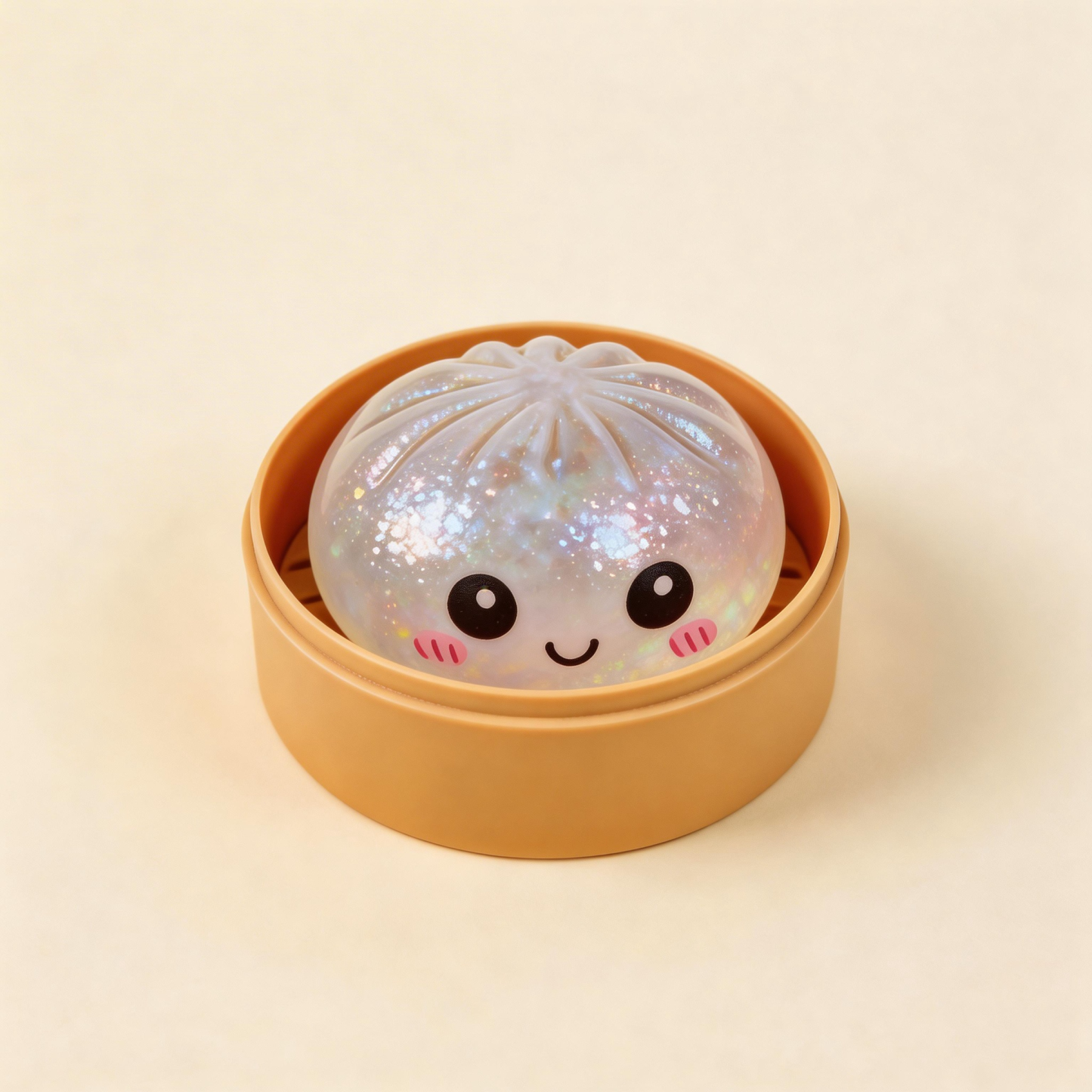 Boulettes à Paillettes, Jouets Squishy, ​​chignon Cuit à La Vapeur, Boule Anti-Stress Sensorielle, Nouveauté Bureau, Cadeau De Décompression à Pression Douce - MapLunelampeFr