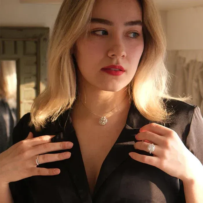 Collier Cœur Porte-bonheur - Cadeau De Saint-valentin Pour Elle - MapLunelampeFr