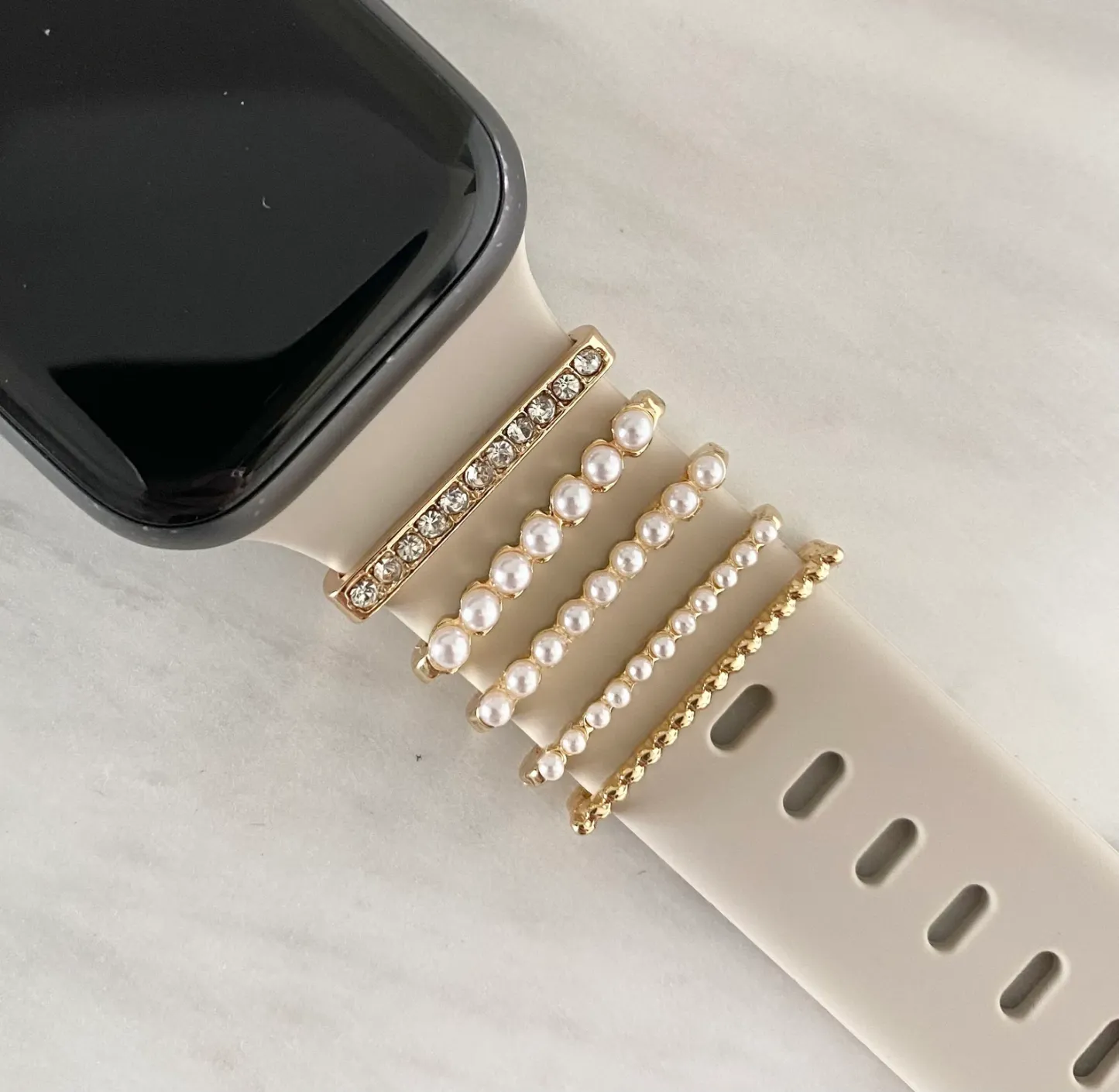 Accessoire De Montre À Breloques Empilables, Cadeau De Demoiselle D'honneur, Breloque De Montre, Bracelet À Breloques Lune - MapLunelampeFr