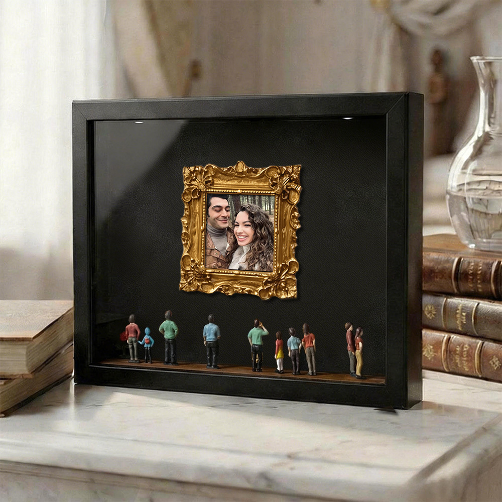Museum of Us Frame Personalized Couples Gift for Her Cute Miniature Museum Gifts Meaningful Gift Valentine's Day Anniversary Gift - MyMoonLampUk