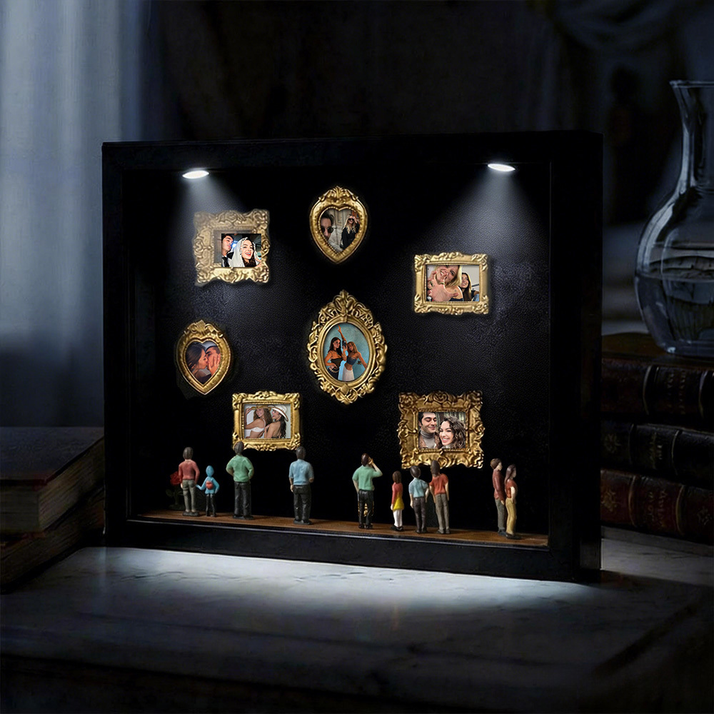 Museum of Us Frame Personalized Couples Gift for Her Cute Miniature Museum Gifts Meaningful Gift Valentine's Day Anniversary Gift - MyMoonLampUk
