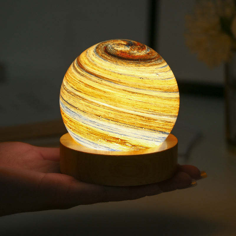 Planet Lamp Fantasy Rainbow Planet Table Lampshade Creative Romantic Sunset Couple Morning and Evening Night - photomoonlamp