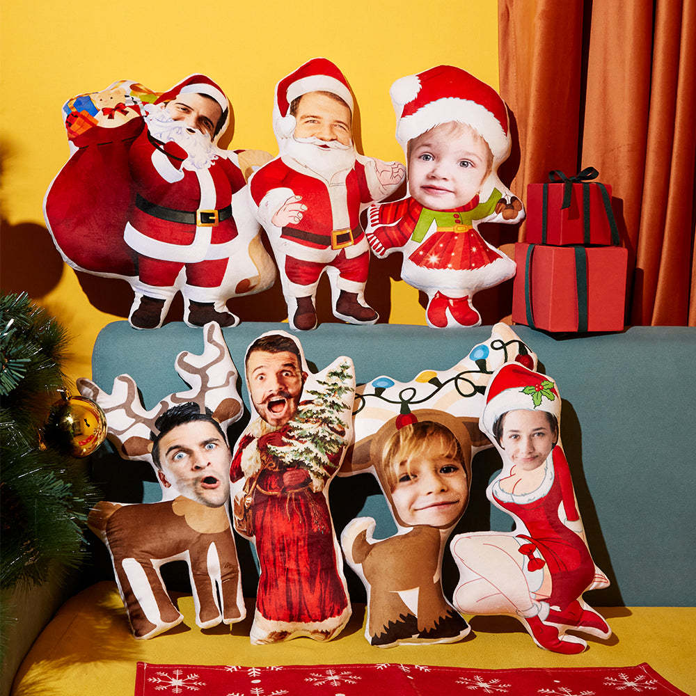 Personalised Photo Doll Customize A Variety of Pictures Pillow, Put Your Photo and Family Photo On The Pillow - mymoonlampuk