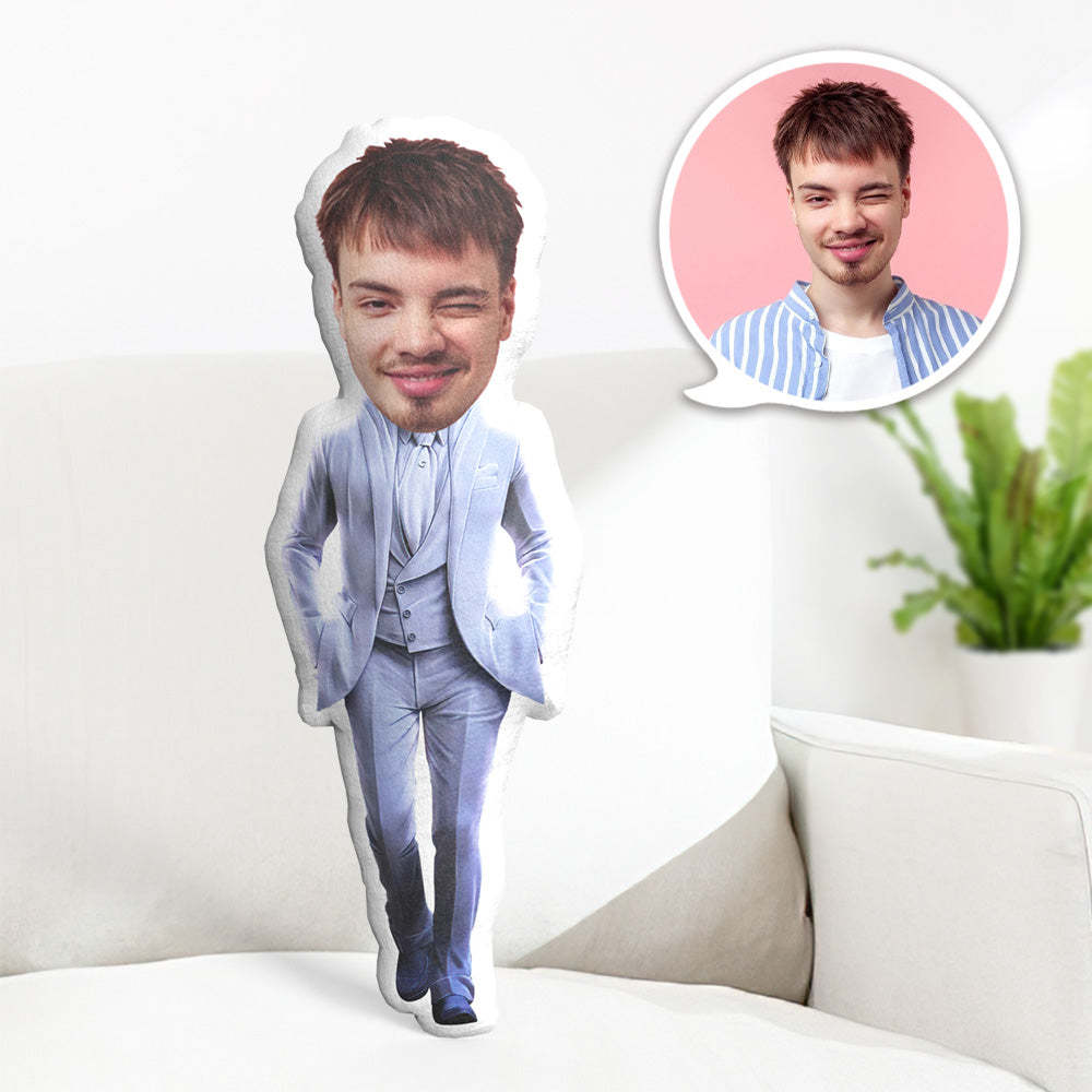 Custom Moon Knight Pillow My Face Pillow Custom Superhero MiniMe Pillow Personalzied Photo Pillow - mymoonlampuk