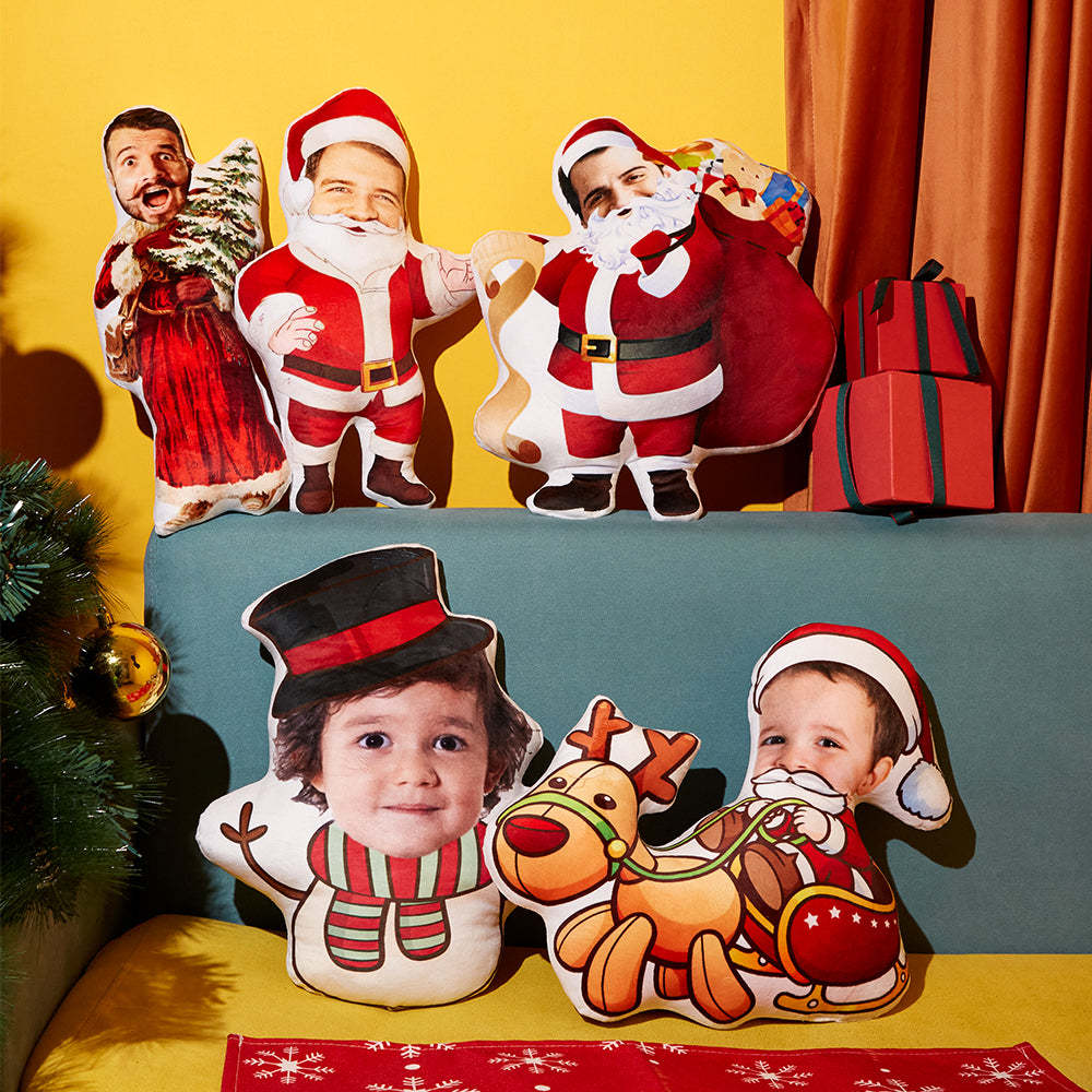 Personalised Photo Doll Customize A Variety of Pictures Pillow, Put Your Photo and Family Photo On The Pillow - mymoonlampuk