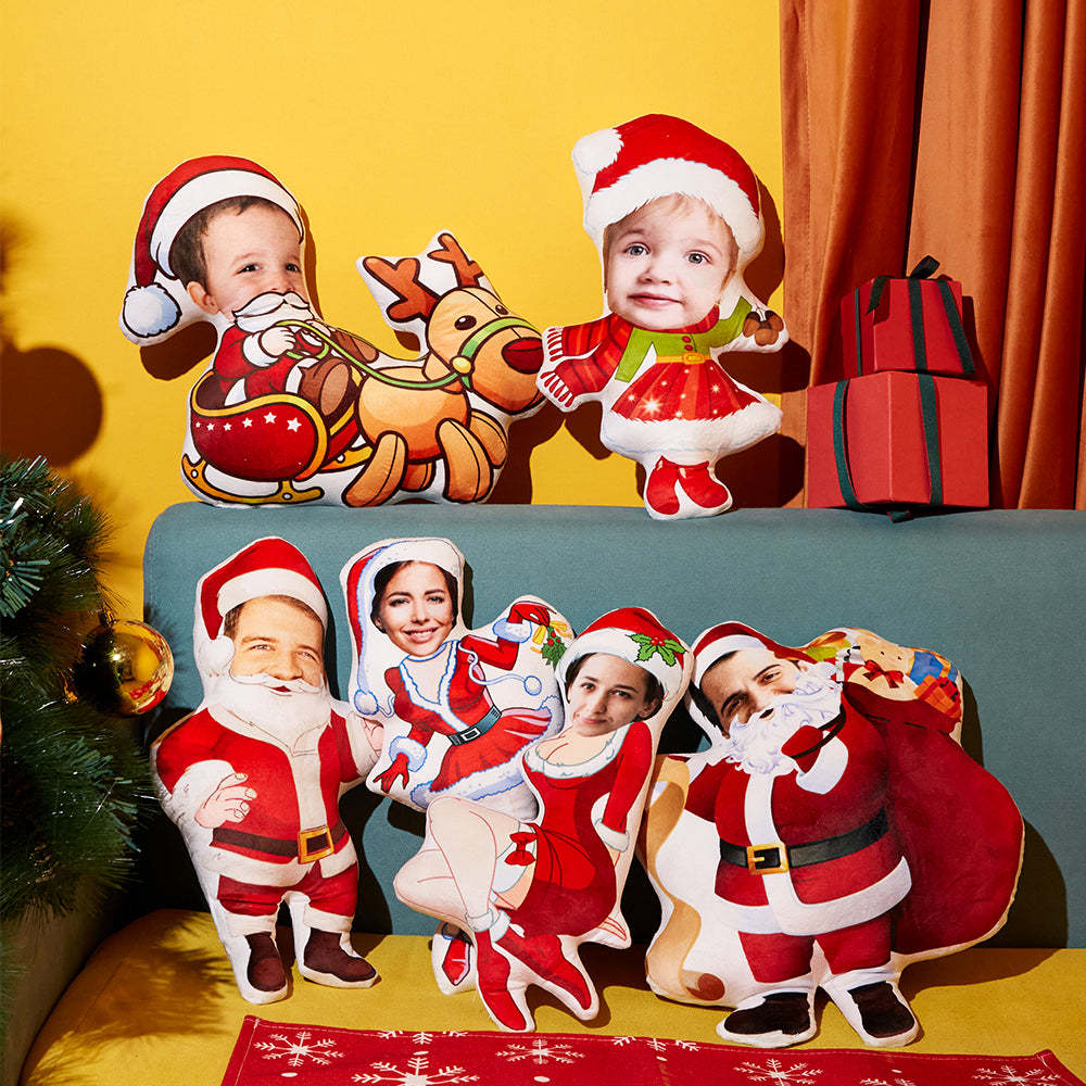 Personalised Photo Doll Customize A Variety of Pictures Pillow, Put Your Photo and Baby Photo On The Pillow - mymoonlampuk