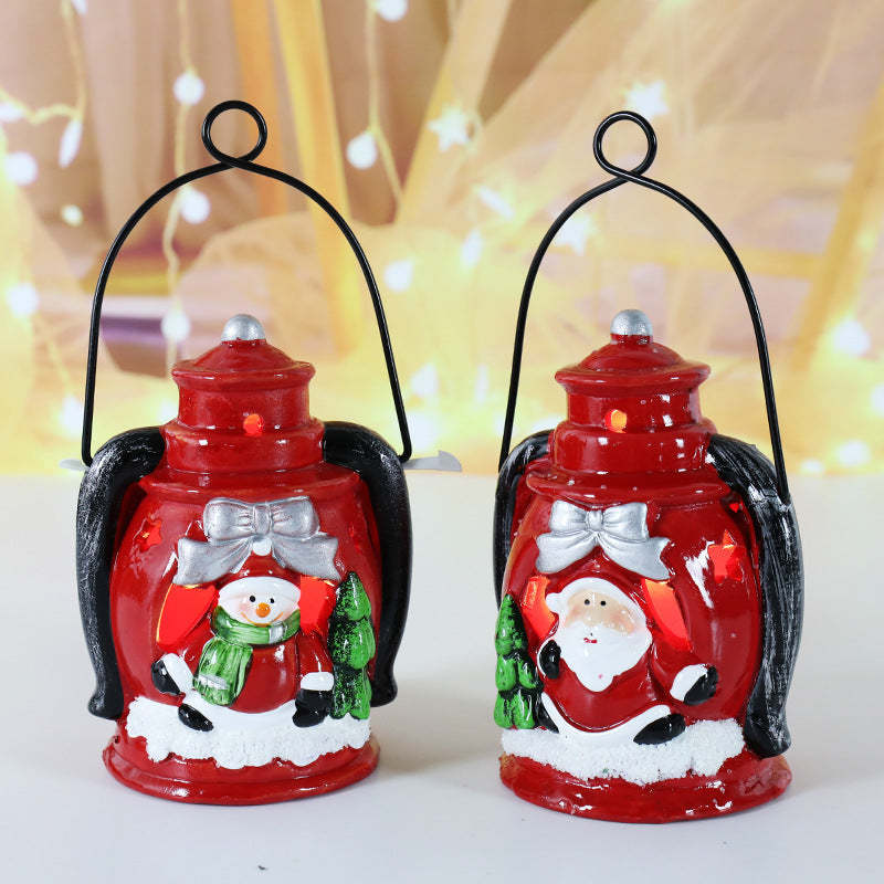 Christmas Flameless Candles Lovely Santa Claus Snowman Candle Light Christmas Decoration - mymoonlampuk