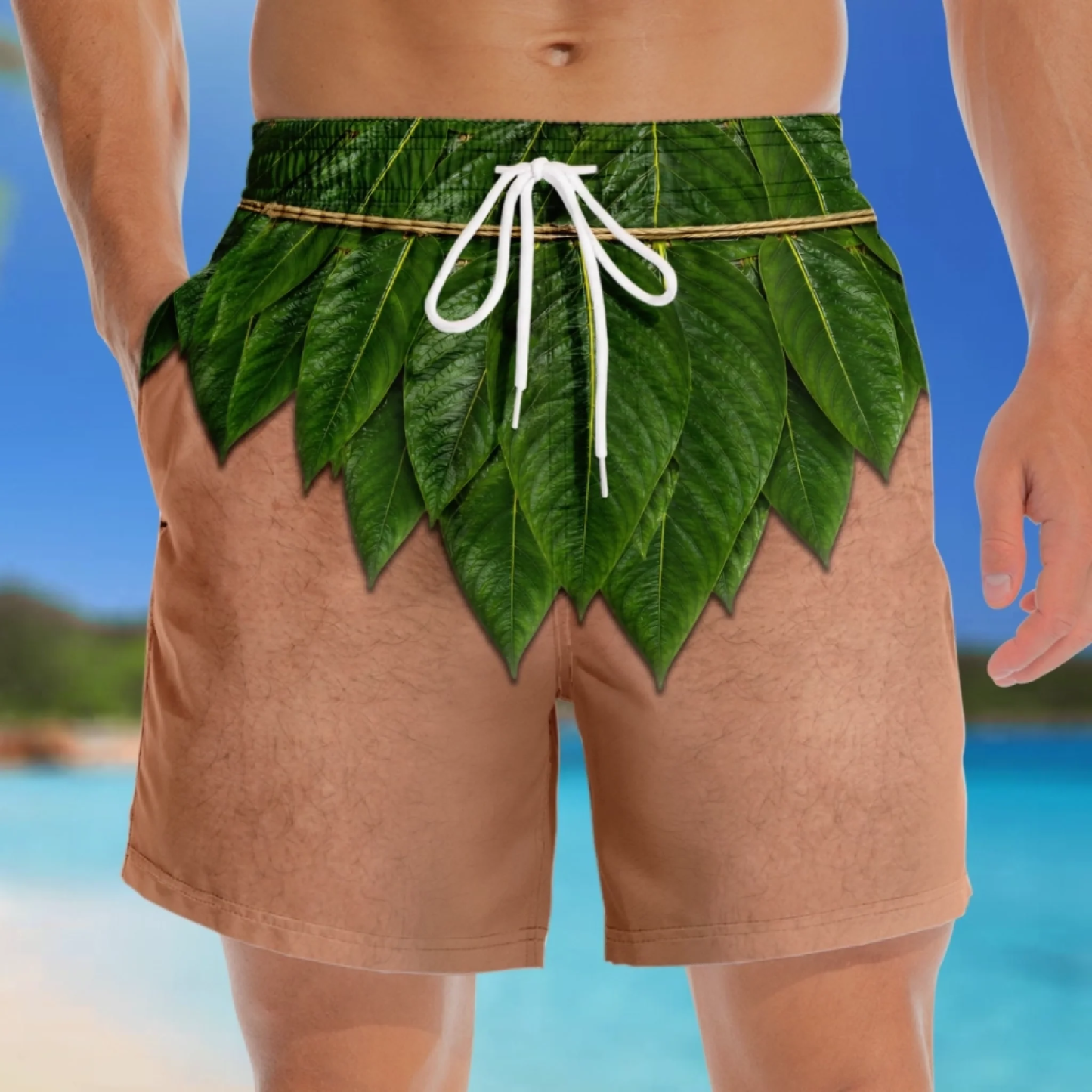 Custom Funny Men Swim Trunks - Personalized Summer Vacation And Travel Gifts For Men - Maximum Confidence - MyMoonLampUk