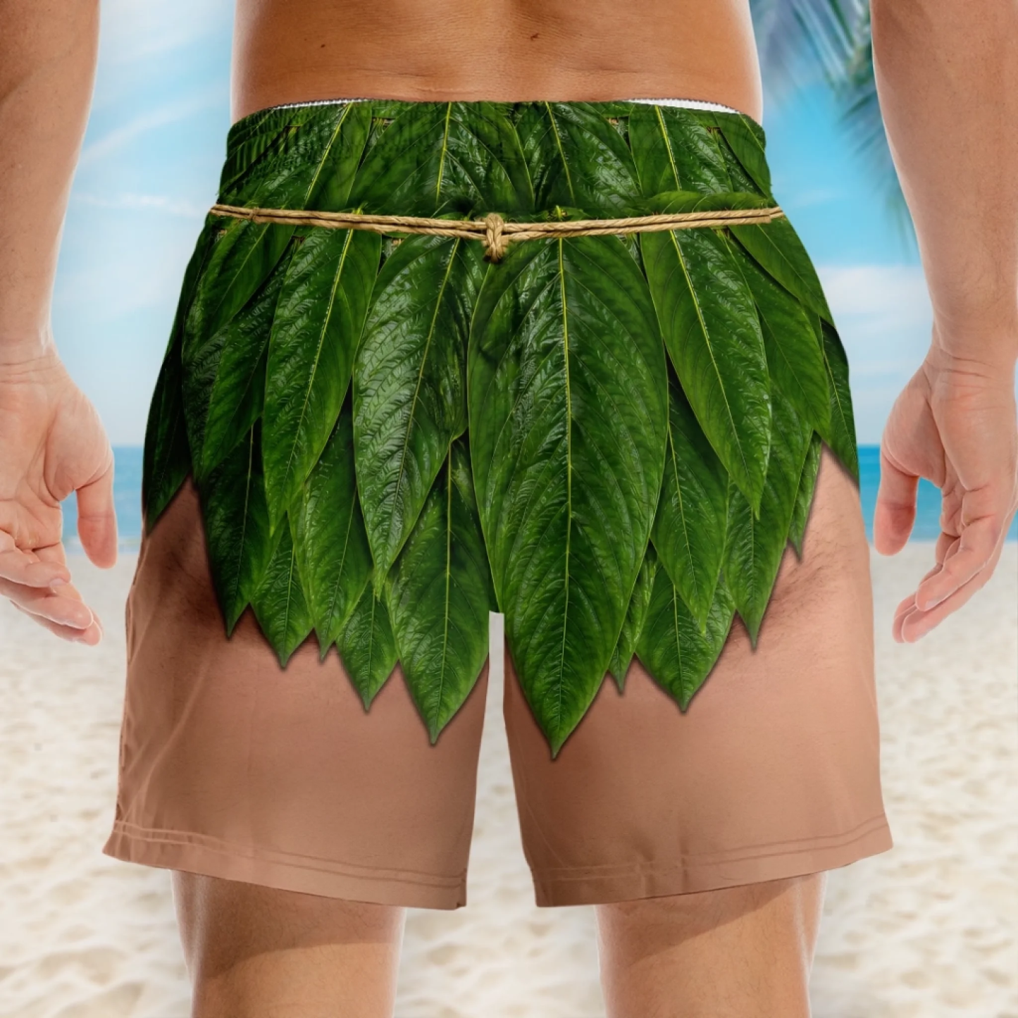 Custom Funny Men Swim Trunks - Personalized Summer Vacation And Travel Gifts For Men - Maximum Confidence - MyMoonLampUk