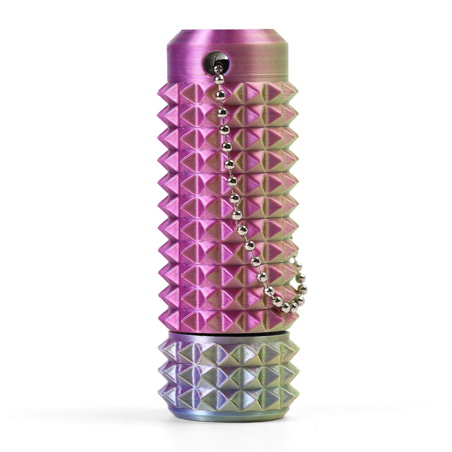 Custom Name Spiky Grippie Stim Keychain Mini Fidget Toy Venting Key Pendant for Anxiety Relief Positive - GiftlabUK