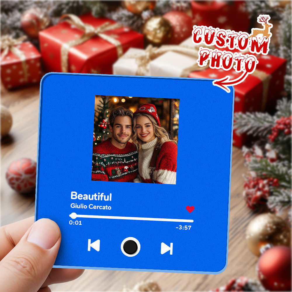 Personalized Photo Album Fridge Magnet Music Wall Photo Sticker Music Movement That Can Be Played Without Cell Phone Music Fridge Magnet Pro