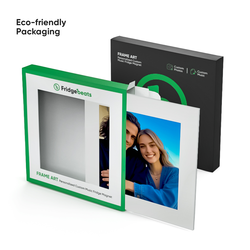 Custom 3D Figure AI Photo Personalized Music Fridge Magnets That Can Play Songs Gift for Couple - MyMoonLampUk