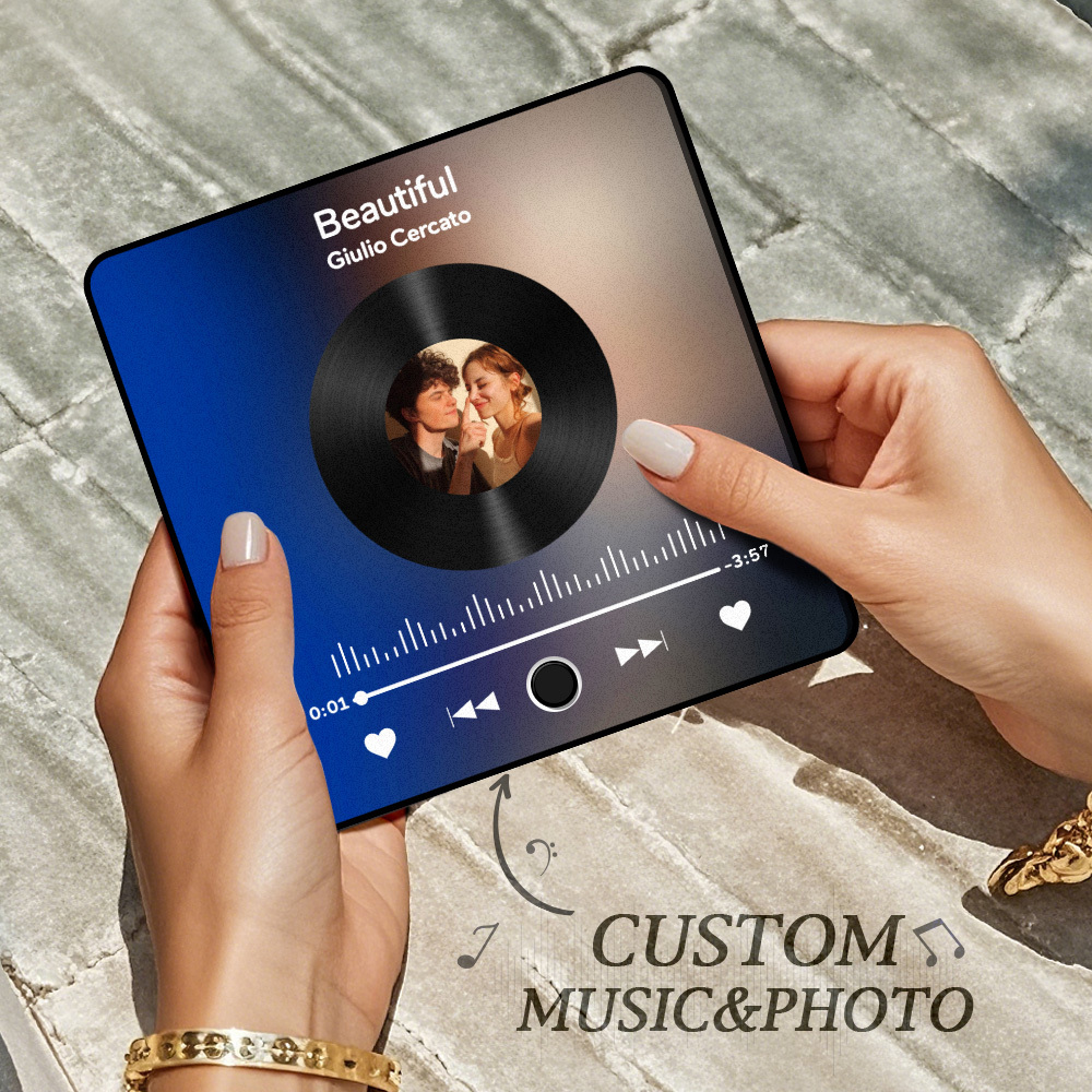 Custom Photo Fridge Magnet Music Can Be Played Without Cell Phone Music Fridge Magnet - MyMoonLampUk