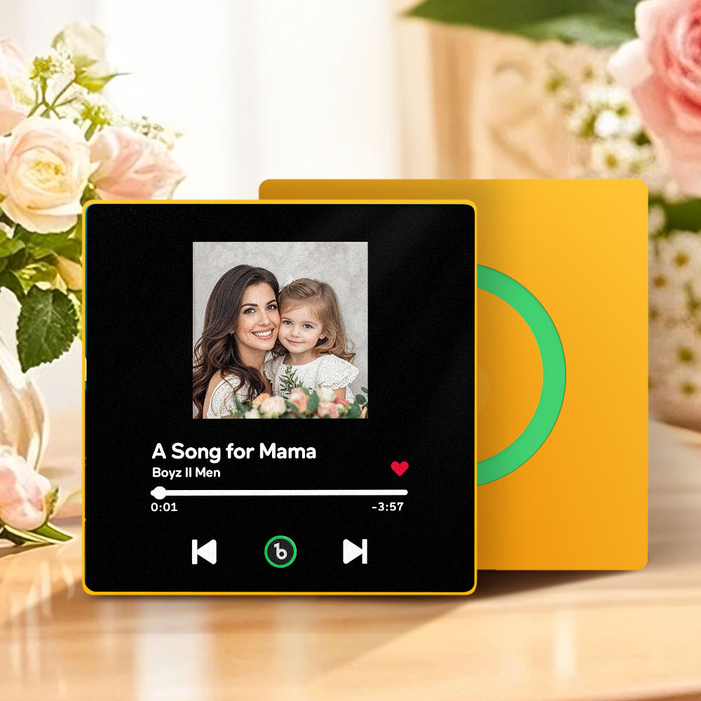 Mother's Day Gift Music Fridge Magnet New 4.0 Upgrade Music Wall Photo Sticker That Plays Music Without Cell Phone Multiple Styles Gift for Mum