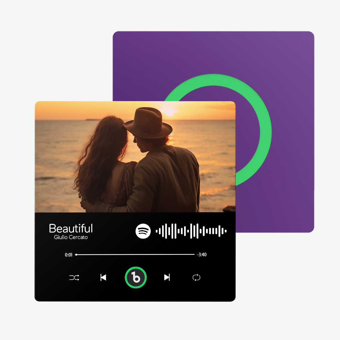 Custom Music Fridge Magnets Custom Music Fridge Magnet Colorful Frame Album Fridge Magnet Can Play Songs Gift for Lover - MyMoonLampUk