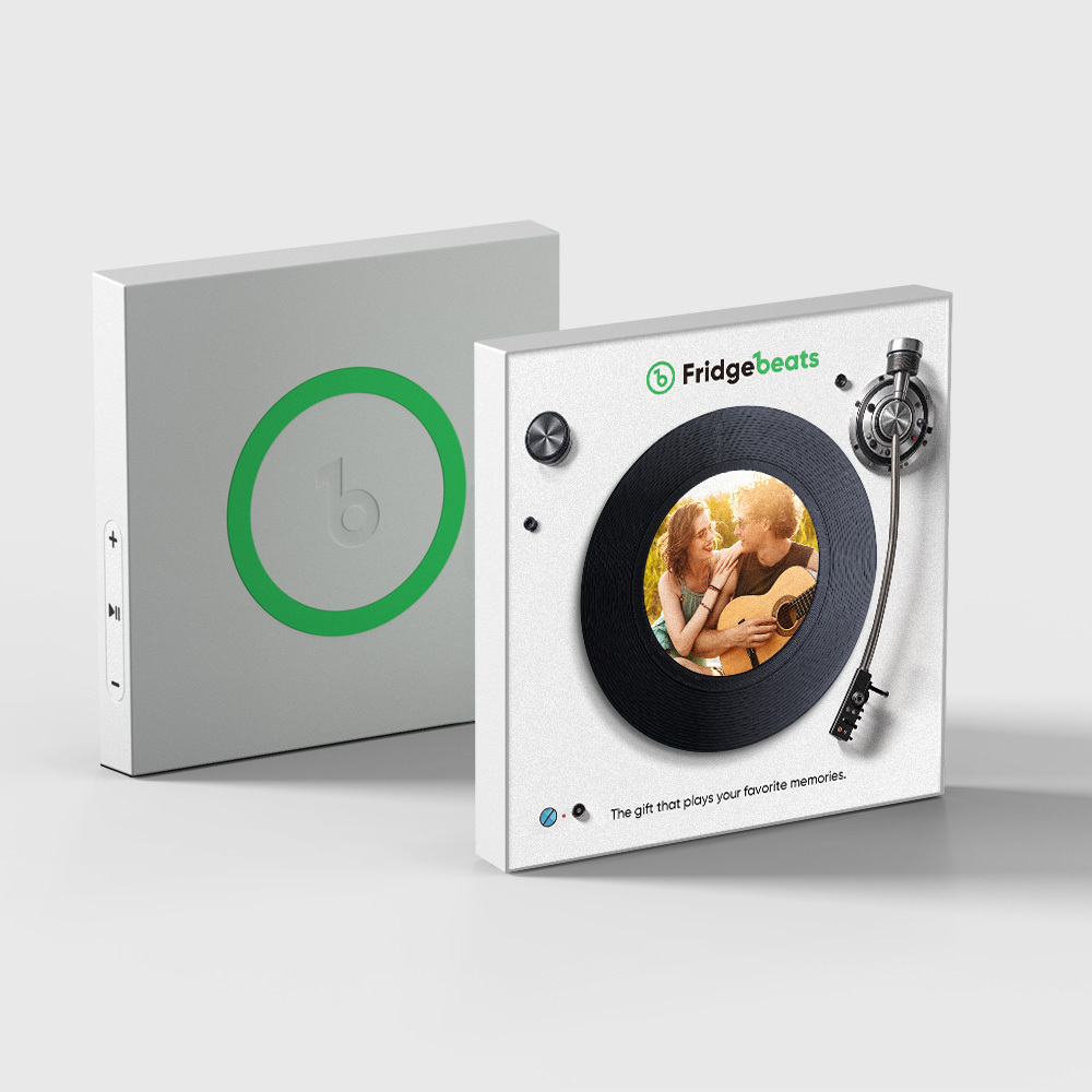 Custom Music and Photo Fridge Magnet NFC Functionality Song Fridge Magnets Gifts for Couple - MyMoonLampUk