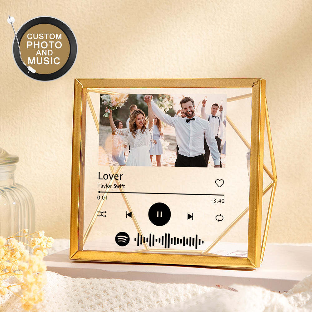 Custom Photo Spotify Acrylic Photo Frame Personalized Picture Gift - mymoonlampuk