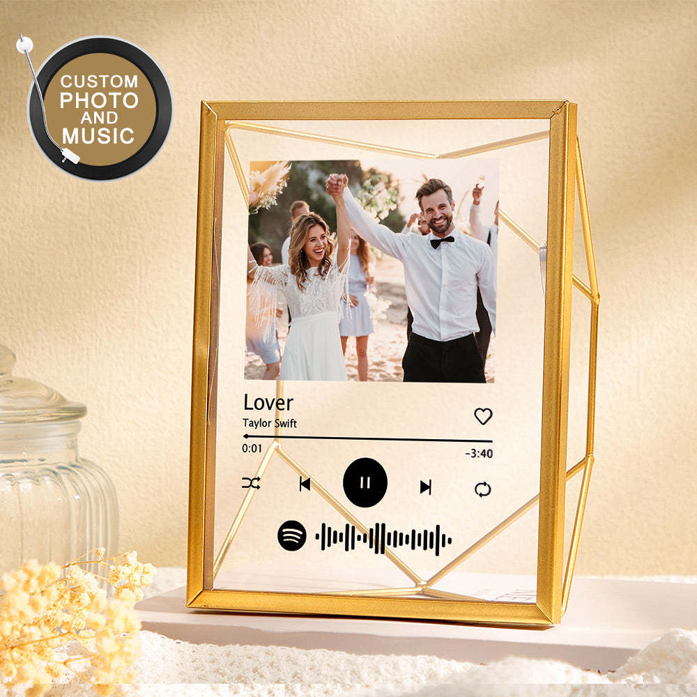 Custom Photo Spotify Acrylic Photo Frame Personalized Picture Gift - mymoonlampuk