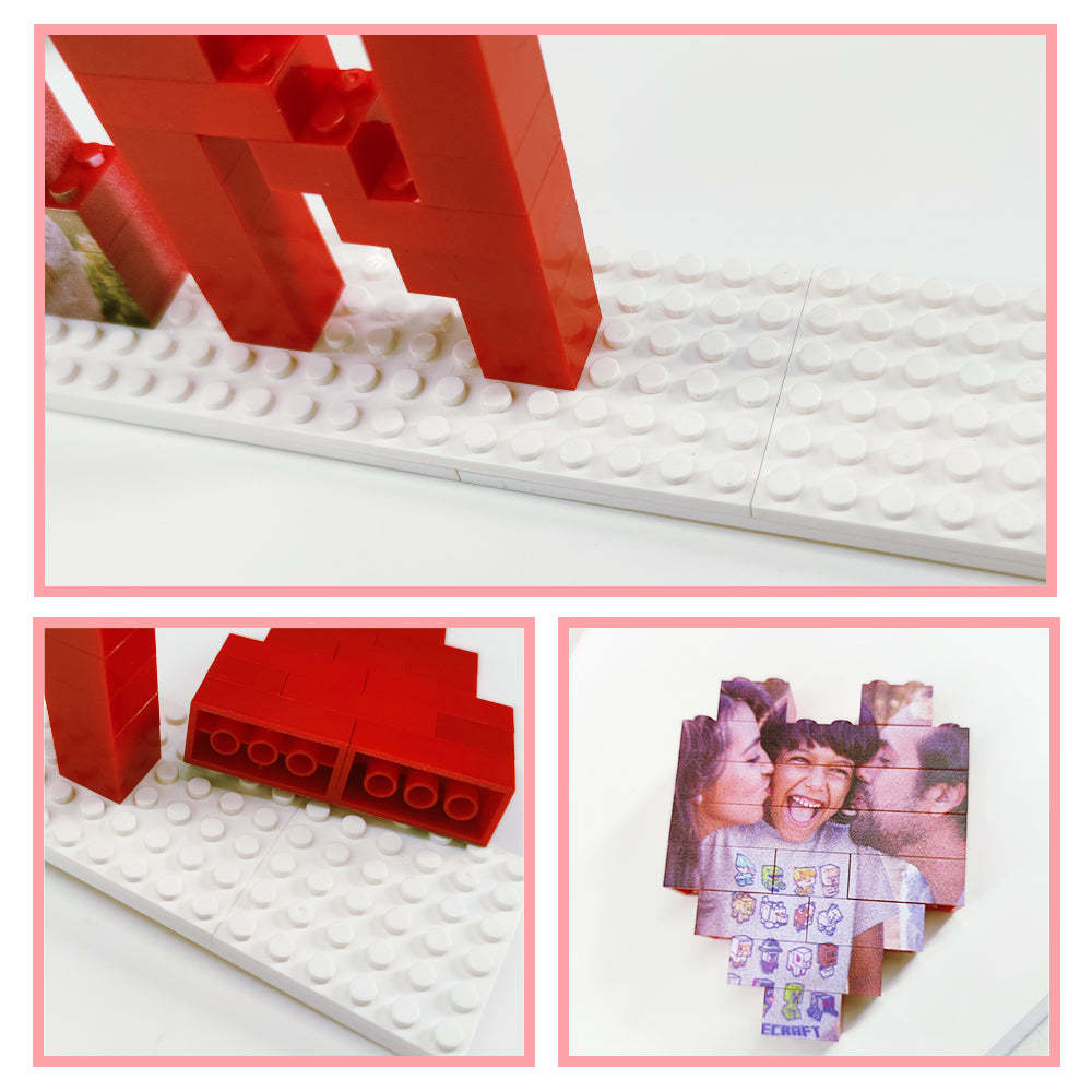 Personalized Mom Photo Building Brick Puzzles Photo Block Mother's Day Gifts - mymoonlampuk