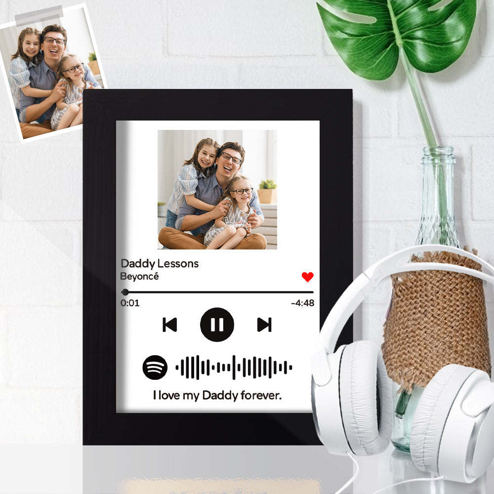 Custom Spotify Frame Song Frame Song Custom Wooden Frame(7"& 10")