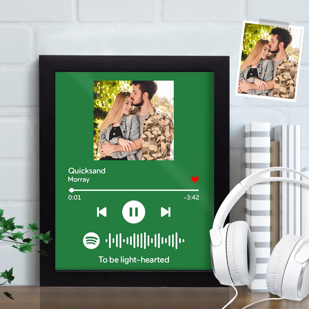 Custom Spotify Frame Song Frame Song Custom Wooden Frame(7"& 10")