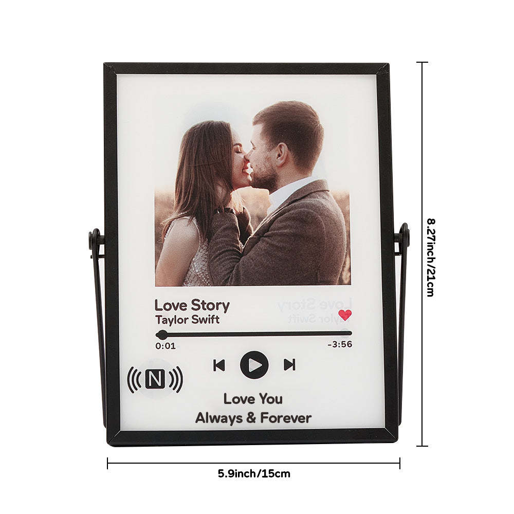Custom Spotify Music Plaque Tap to Play NFC Tag Plaque Unique Gift for Lover - mymoonlampuk