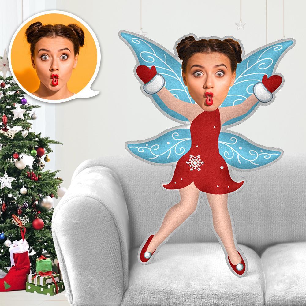 My Face Pillow Custom Pillow Face Body Pillow Personalised Photo Pillow Gift Christmas Elf Christmas Angel Costume Throw Pillow MiniMe Costumes Pillow - mymoonlampuk