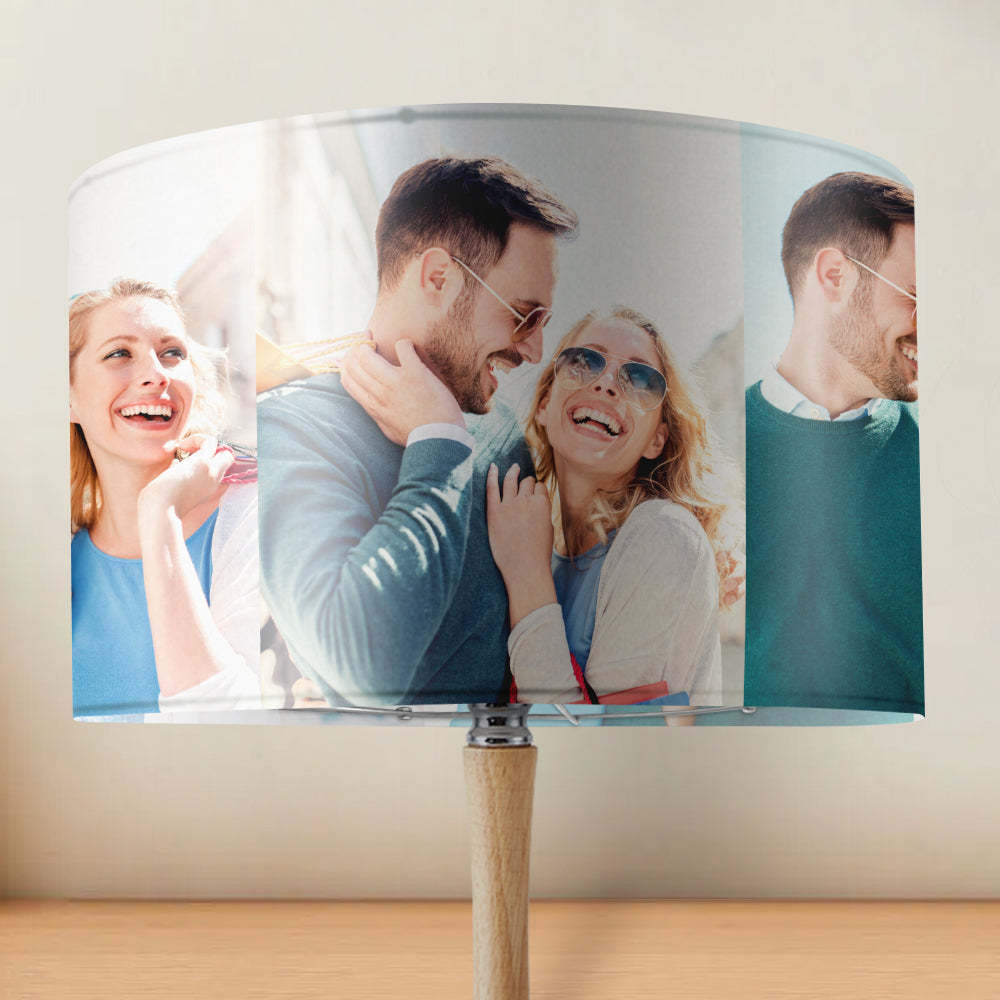 Custom Photo Drum Lampshade House Warming Gift Home Decor - mymoonlampuk