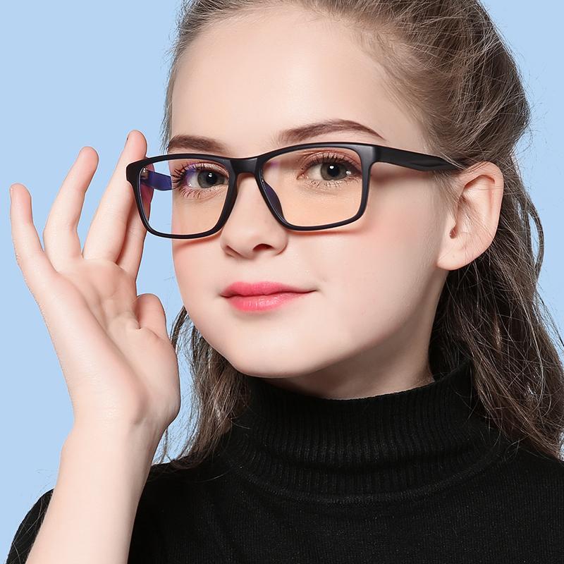 Cherub - (Age 7-12)Children Blue Light Blocking Computer Reading Gaming Glasses - Matte Transparent Blue - mymoonlampuk