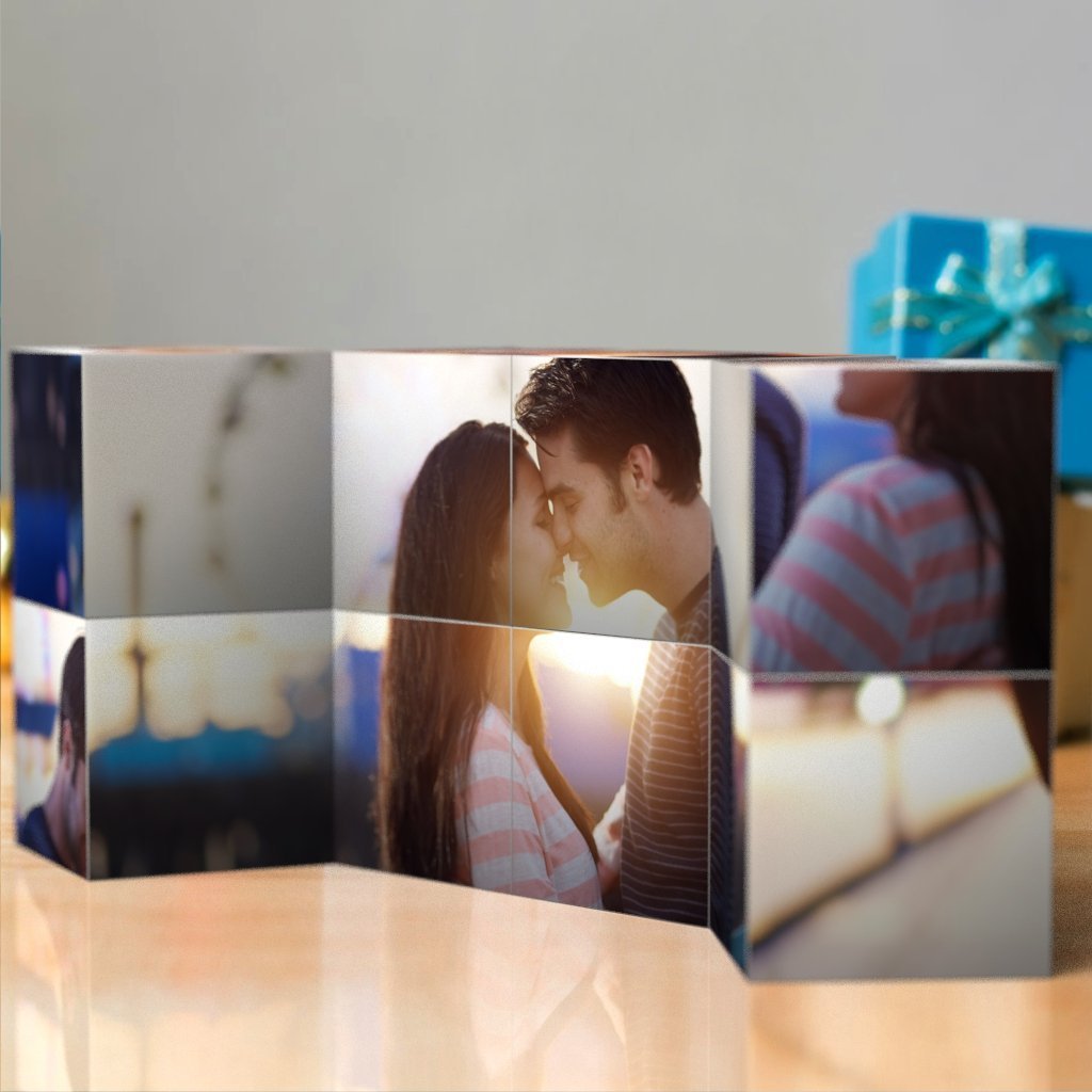 Christmas Gifts Custom Multi Photo Folding Magic rubic's Cube