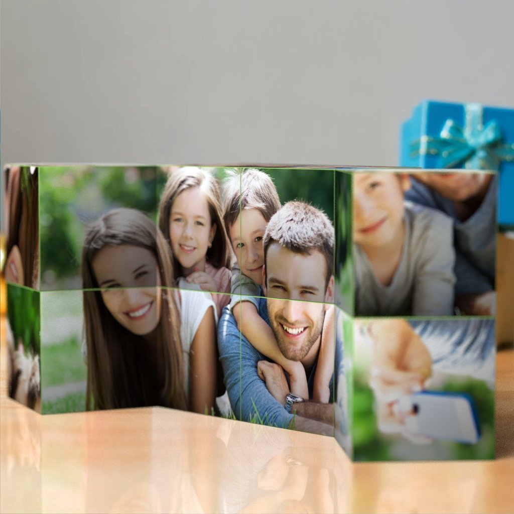 Christmas Gifts Custom Multi Photo Folding Magic rubic's Cube For Family