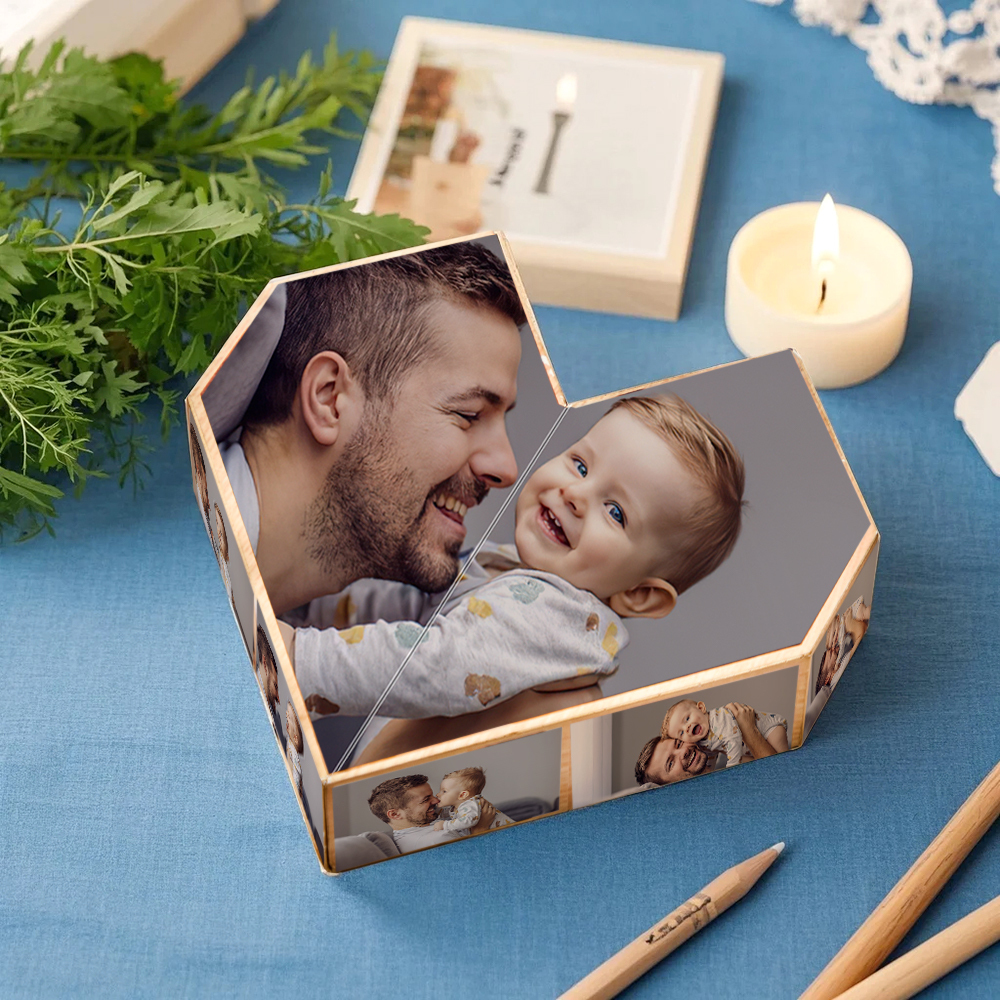 Custom Magic Folding Photo Rubic's Cube For Father