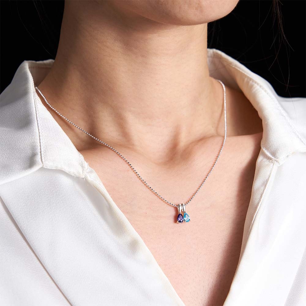 Birthstone Necklace,Custom Jewellery,14K Gold Necklace,Anniversary Gift,Family Gift, Birthday Gift ,Grandma Necklace, Christmas Gift for He