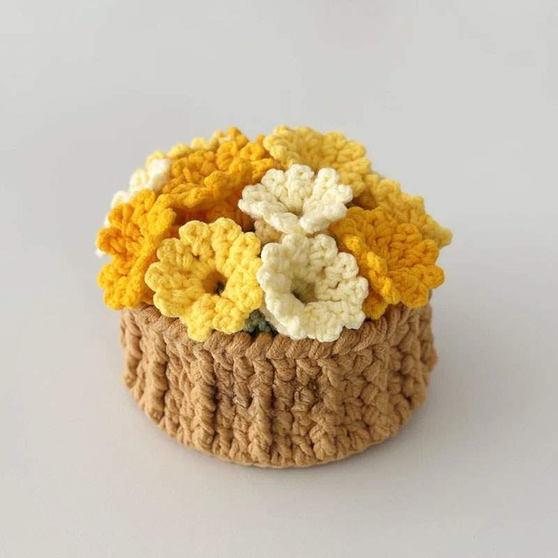 Handmade Crochet Lily of the Valley Coaster Set with Transformable Floral Design Eco-Friendly Home Decor Unique Gift for Mom - MyMoonLampUk