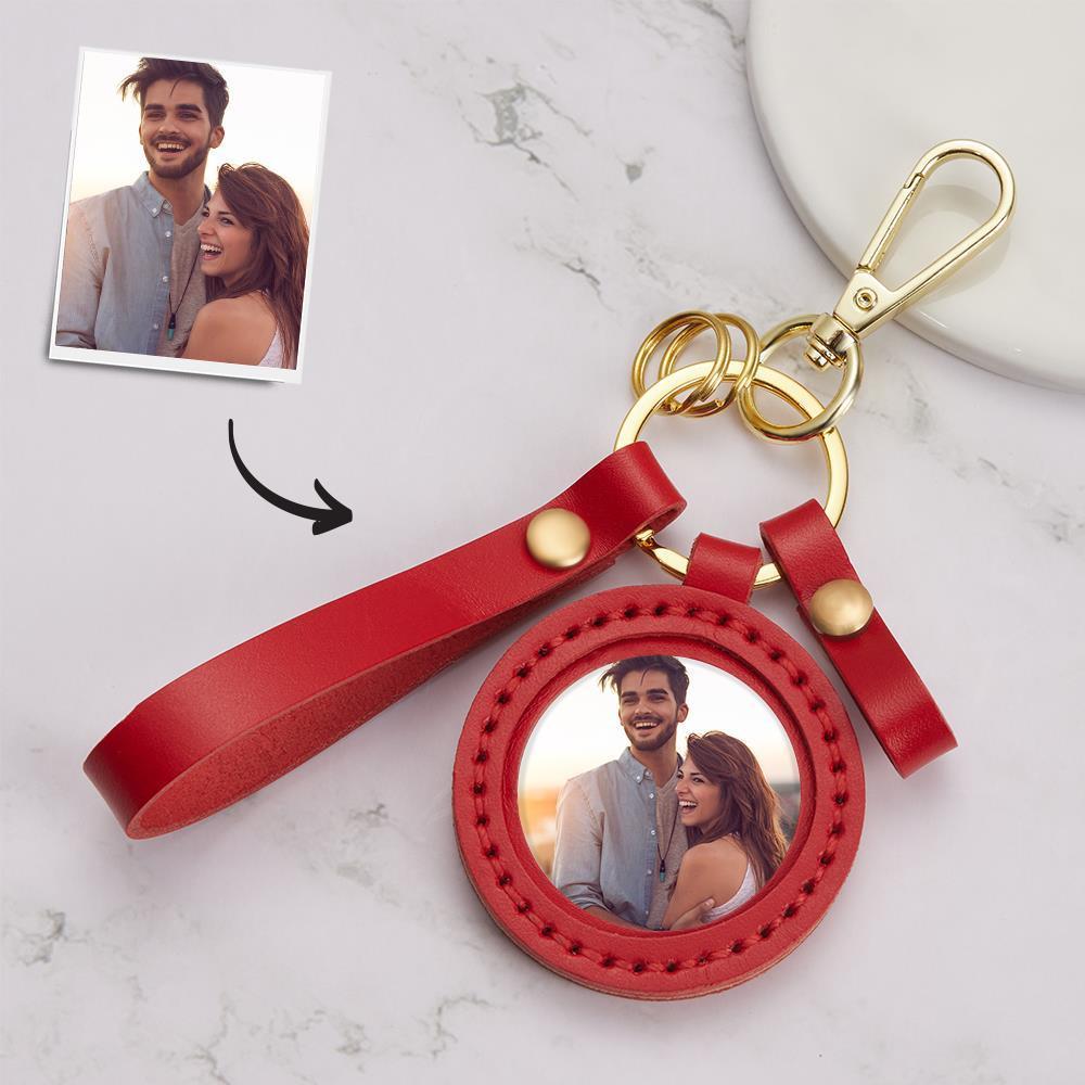 Custom Photo Picture Keyring Personalised Colorful Photo Keyring Valentine's Day Birthday Anniversary Gift