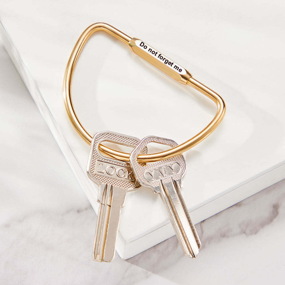 Personalized D Keyring Custom Engraved Camping Carabiner Keychain for Men - mymoonlampuk