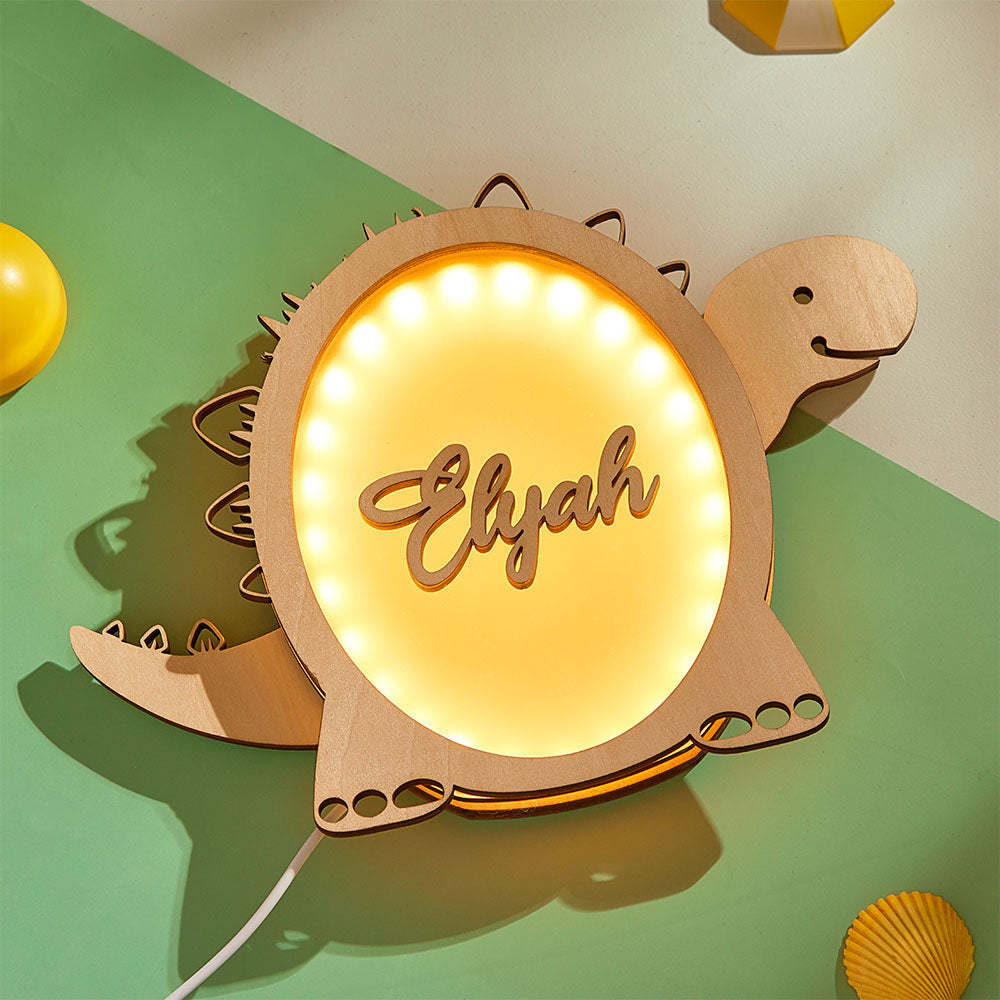 Custom Bunny Unicorn Dino Engraved Light Night Cartoon Movable Home Gifts - mymoonlampuk