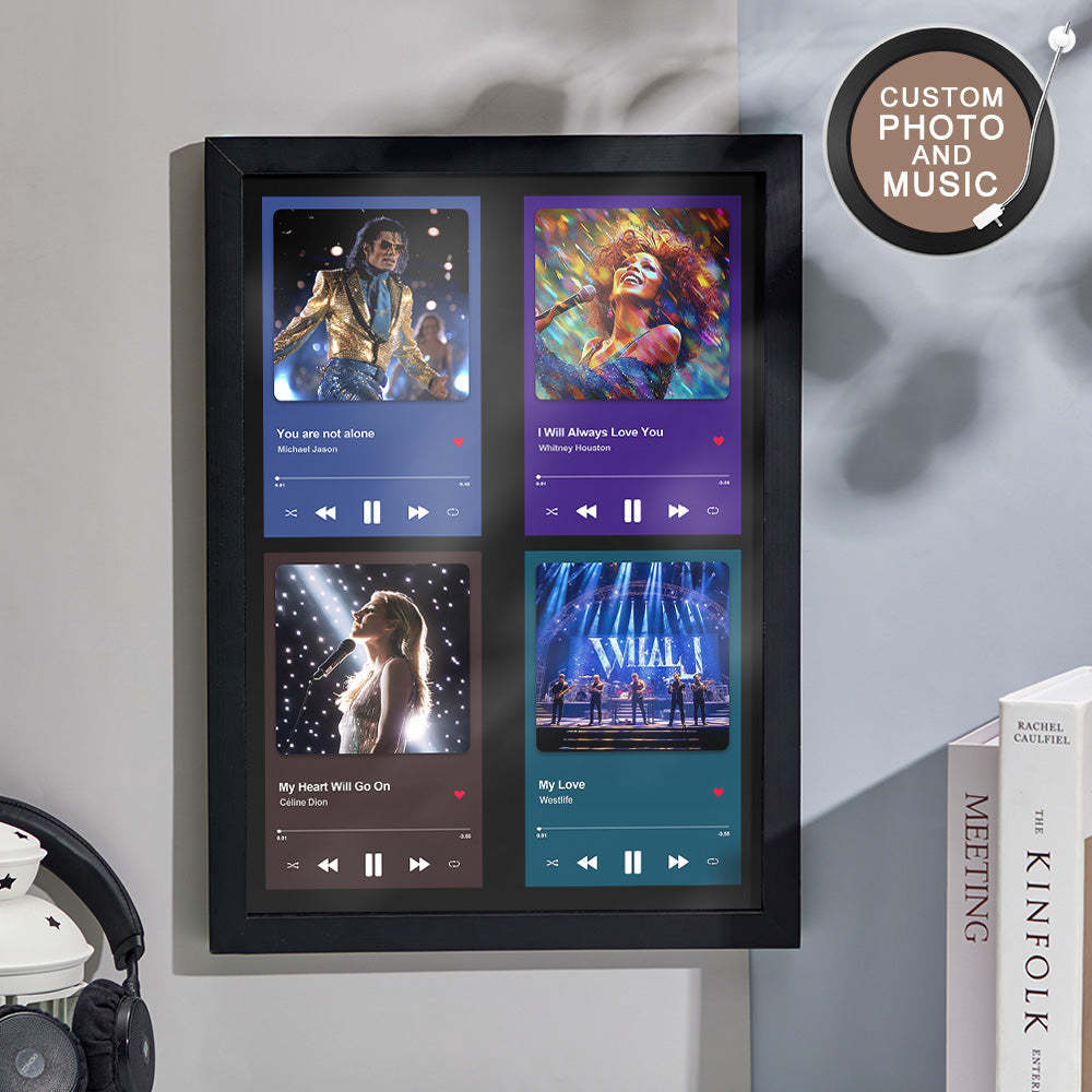 NFC Patch Custom Photo Song Frame Personalized Music Information Frame Gifts For Him - mymoonlampuk