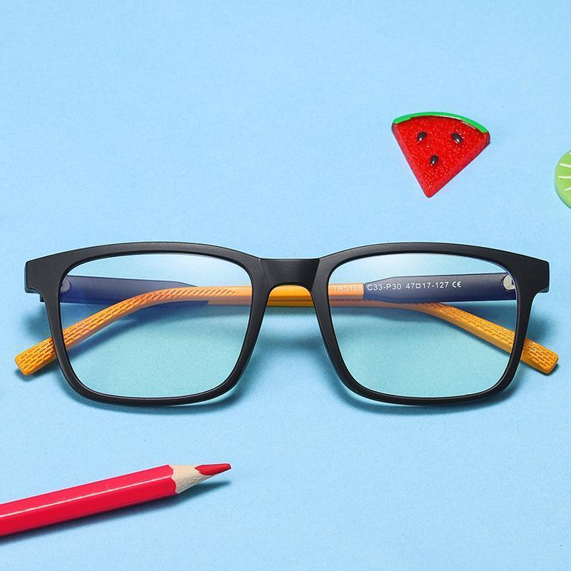 Elves - (Age 7-12)Children Blue Light Blocking Computer Reading Gaming Glasses-Matte Transparent Violet - mymoonlampuk