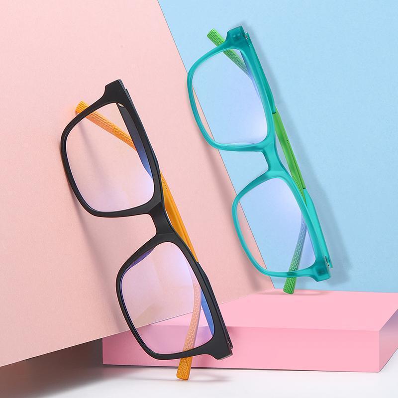 Elves - (Age 7-12)Children Blue Light Blocking Computer Reading Gaming Glasses-Matte Transparent Violet - mymoonlampuk