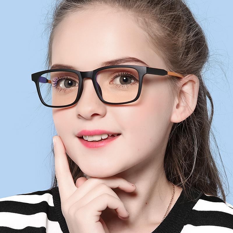 Elves - (Age 7-12)Children Blue Light Blocking Computer Reading Gaming Glasses-Matte Transparent Violet - mymoonlampuk