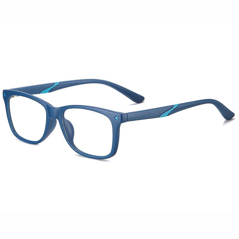 Wise - (Age 7-12)Children Blue Light Blocking Computer Reading Gaming Glasses - Sand Blue - mymoonlampuk